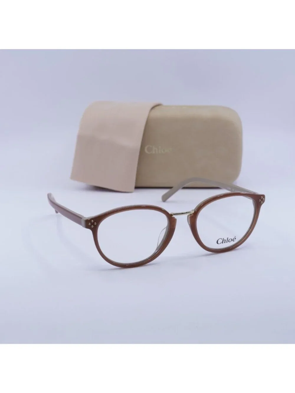Chloe CE2666 208 Cat Eye Eyeglasses - Caramel 52mm
